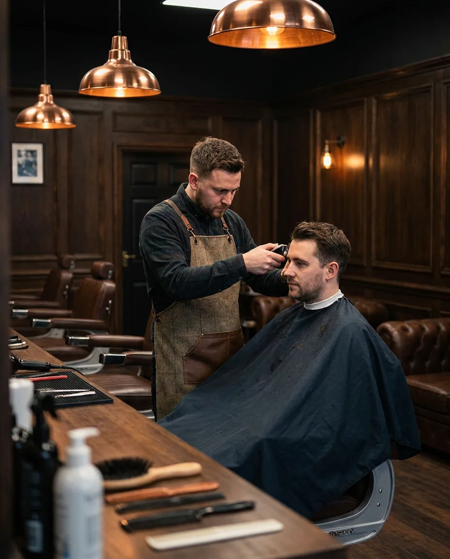 Herren-Haarschnitt bei Tarek King